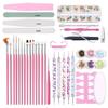 Nail Tool Acrylic Nail Art Brush SET UV Gel Polish Painting Drawing Brushes Pen Nail Dotting Kit Clean Brush Manicure Tools Set