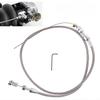 36 Inch Throttle Gas Cable Kit Stainless Steel Braided For 97-07 Chevrolet/Chevy LS1 Engine 4.8L 5.3L 5.7L 6.0L