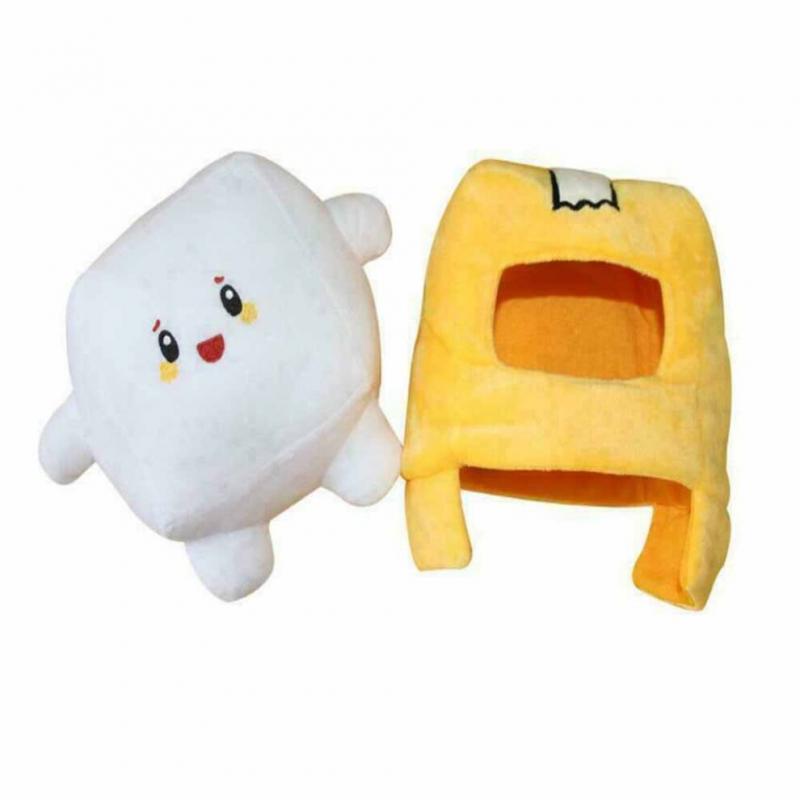 3PCS Set Dolls Lankybox BOXY + FOXY + ROCKY Plush Soft Stuffed Toy Kid Game Figure Plushie Doll Gift