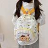 Adorable Cartoon Nylon Kids Backpack For Preschoolers Breathable And Durable