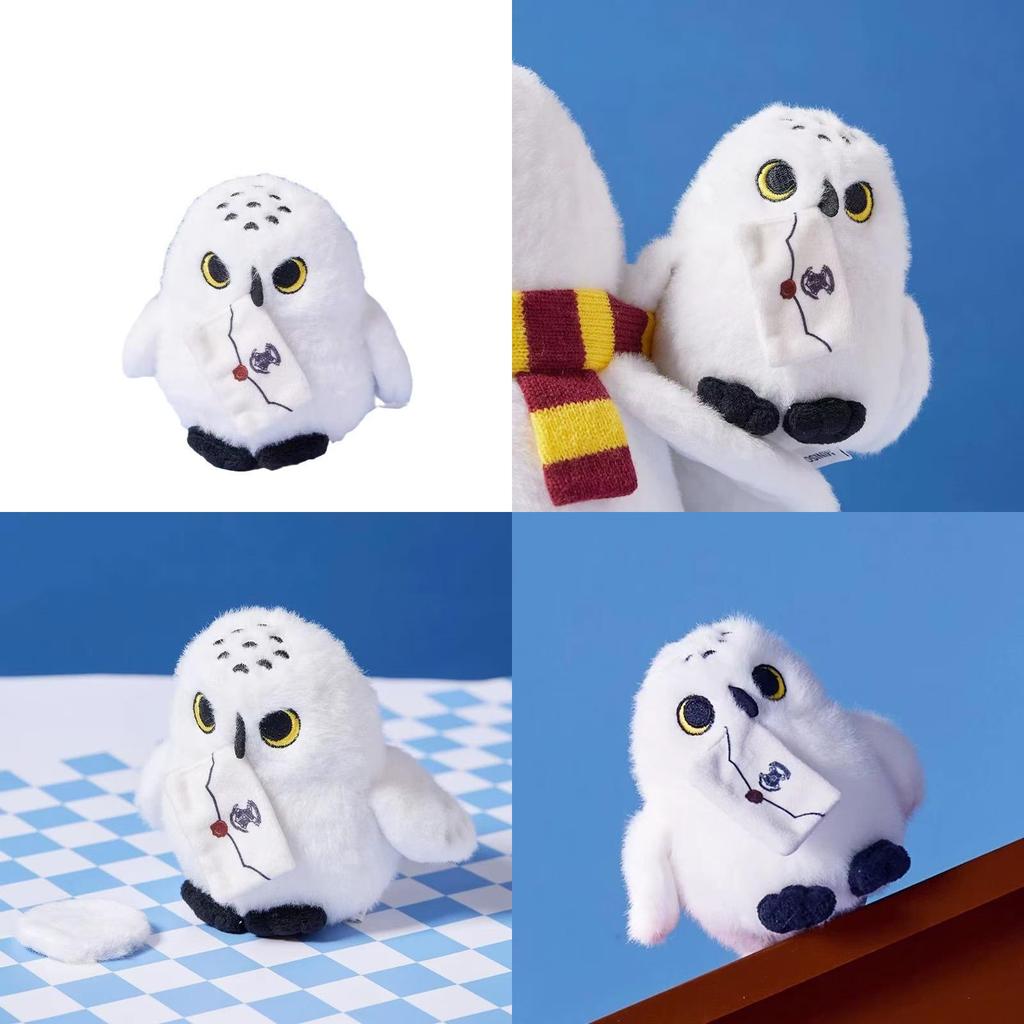 Harry Potter Hedwig Magnetic Plush Toy With Cute Owl Design For Refrigerator Decor