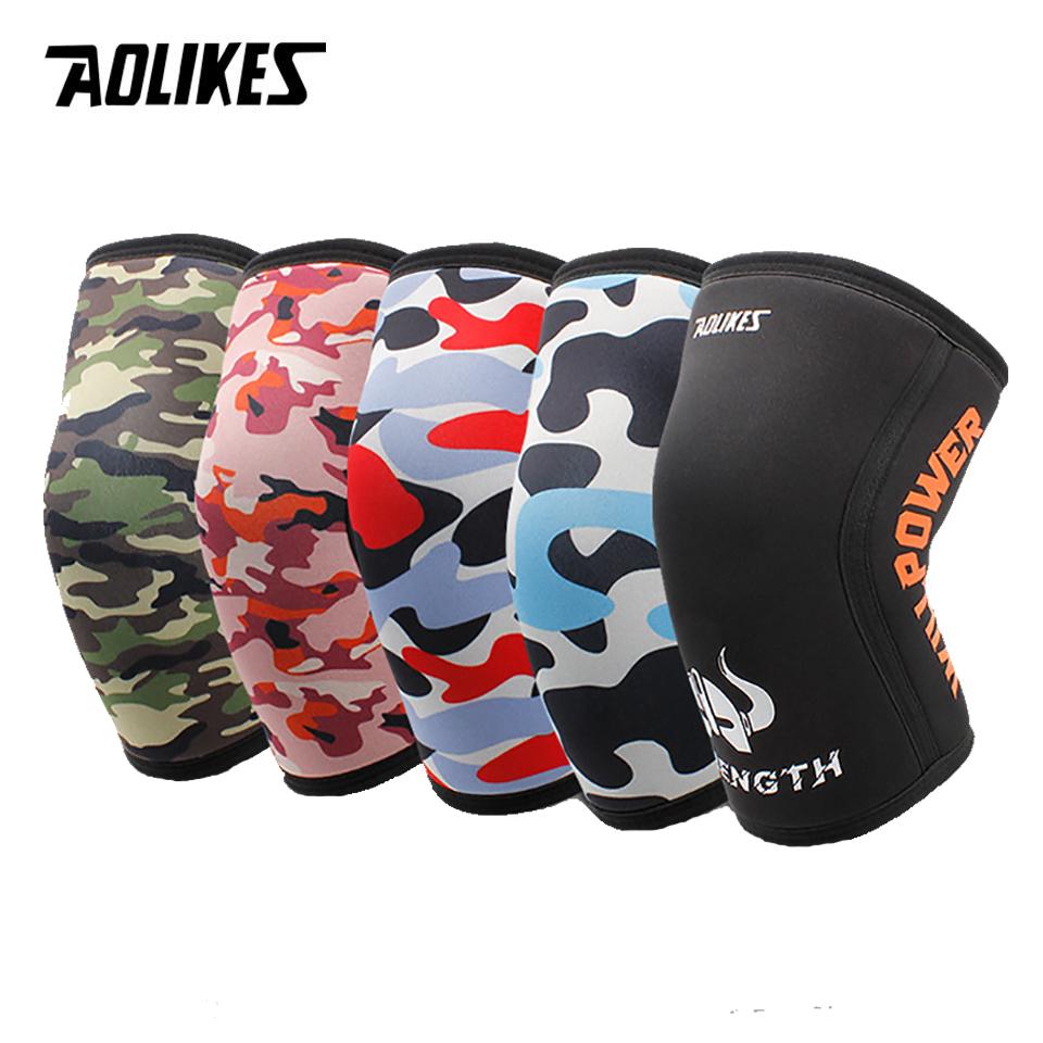 Bc Pet Supplies Aolikes 7Mm Neoprene Knee Sleeves Weightlifting Pair Compression Support Squats Crossfit Workout