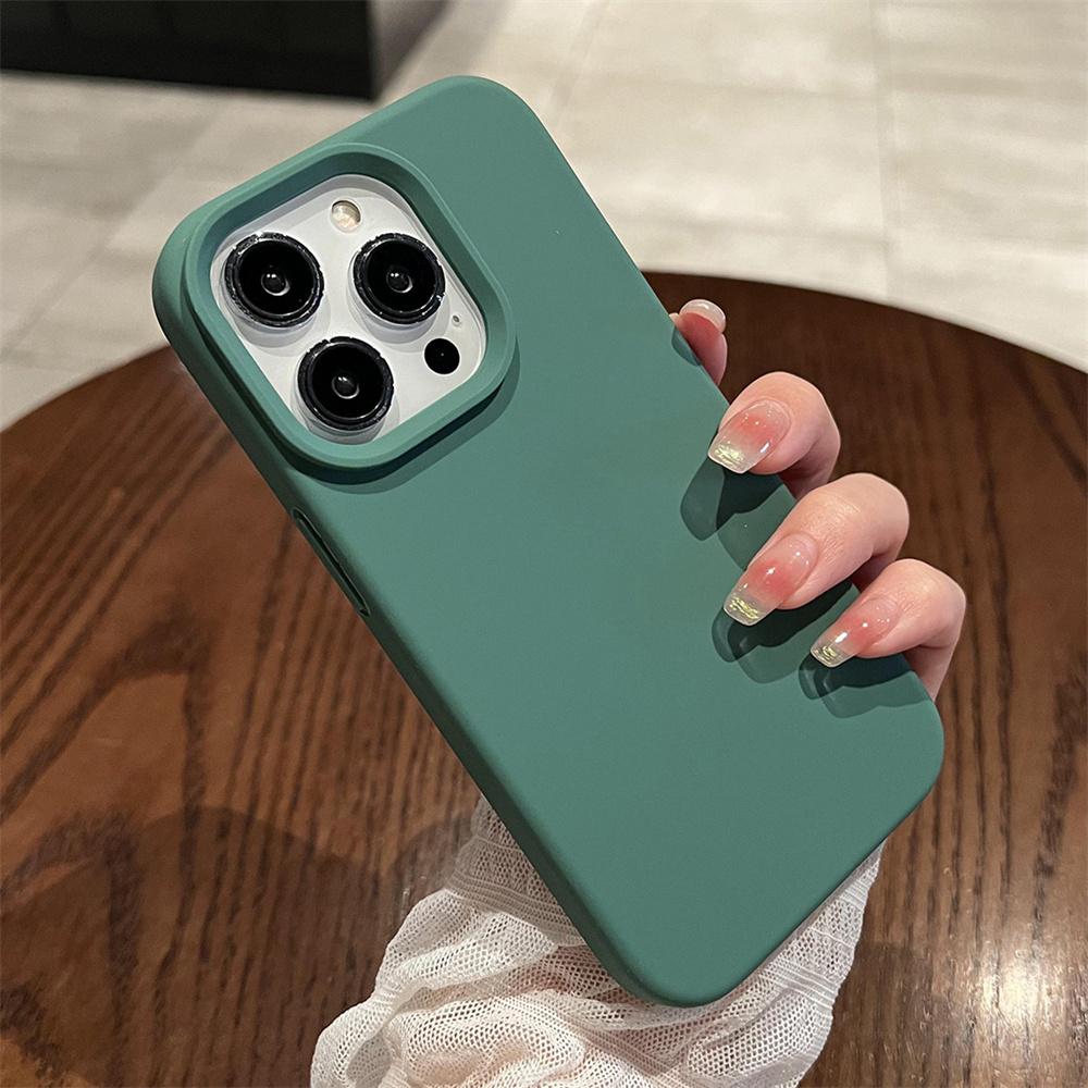 Genuine Liquid Silicone Camera Control Button Case for iPhone 16 15 14 Pro Max 13 12 Mini 11 Shockproof Soft Back Cover