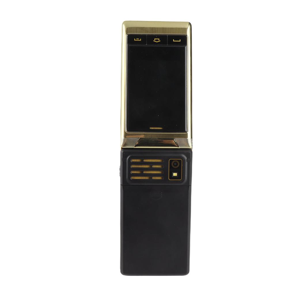 Senioren Flip 4G Handy Große Tasten Hohe Lautstärke Dual-Bildschirm Dual-SIM Dual-Standby 5900mAh Unterstützt Taschenlampe