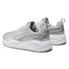 Puma X-Ray 2 Leather Trendy Comfortable Low-Top Lifestyle Shoes Unisex sneaker Silver White 382218-01