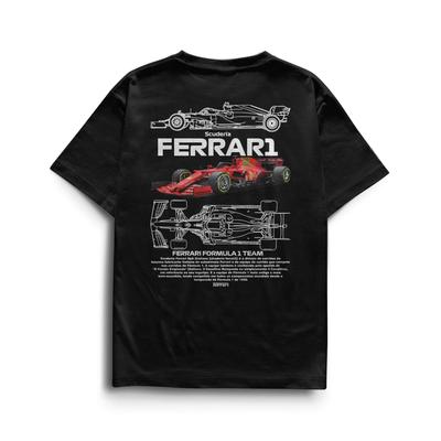 Tricou Ferrari Scuderia F1 Bărbați Street Hip Hop Casual Bumbac Street Hip Hop Supradimensionat Y2k Mânecă Scurtă Îmbrăcăminte Feminină Masculină