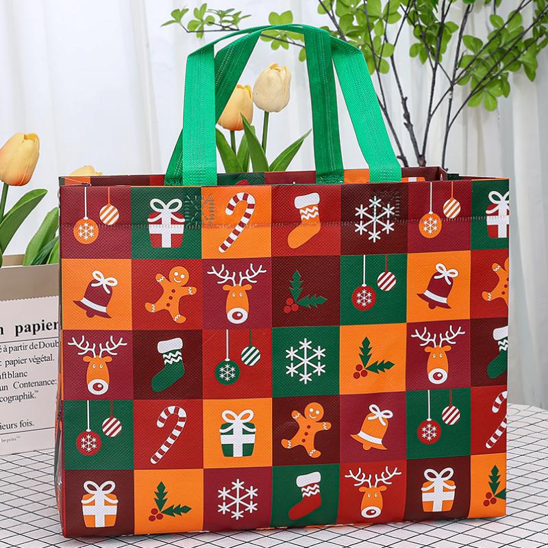 Pungi Cadou de Crăciun Decorațiune Petrecere de Crăciun Mărturii pentru Copii 2025 Crăciun Moș Crăciun Pungi de Mână Navidad Natal Cadou Anul Nou 2026