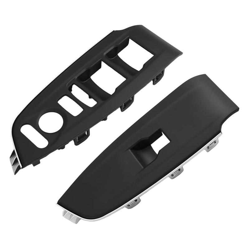 A58X-Power Window Switch Bezel Replacement Trim Panel 1 Pair For Honda Accord - Armrest Upper 83592-TVE-H51ZA 83542-TVE-