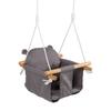 Baby Swing 55.1lb Load Bearing Wooden Hanging Baby Swing Universal Baby Hammock Swing for Indoor