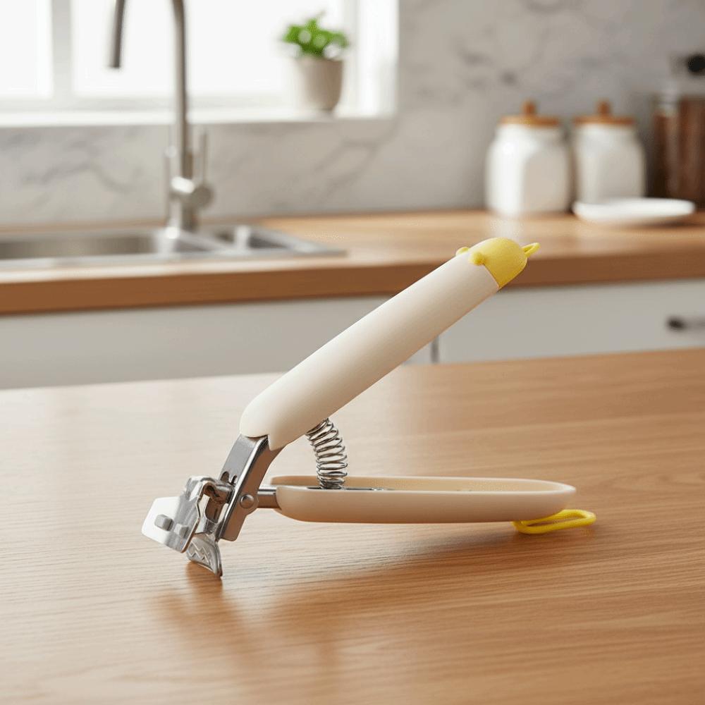 Stainless Steel Anti Scald Clip Silicone Grip Plate Holder Heat-Insulating Clip  Hot Bowl