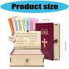 Wooden Desktop Tray For Memo Papers Office Supplies Natural Handmade Storage Box Sustainable Home Organization Tool