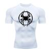 Men's Compression T-shirt Running Gym Training High Elasticity Workout Quick Drying Sports Breathable Stretchy Tight Fit Moisture-Wicking
