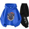 Autumn/Winter Children's Loose-fitting Hooded Sweatshirt andPantsTracksuitStylish Retro AmericanStyleLatest Halloween Collection