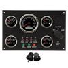 Boat Instrument Panel Tachometer Fuel Level Water Temperature Oil Pressure Meter Voltmeter 5 Dash Gauge Set Boat Gauge Panel