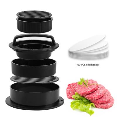Runde Hamburger-Burger-Presse, Rindfleischgrill, lebensmittelechtes ABS, Hamburger-Helfer, Fleischpresse, Schnitzel, Patty-Maker, Küchenhelfer