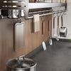 ZISIZ Scaffale da Cucina da Parete in Acciaio Inossidabile Senza Foratura