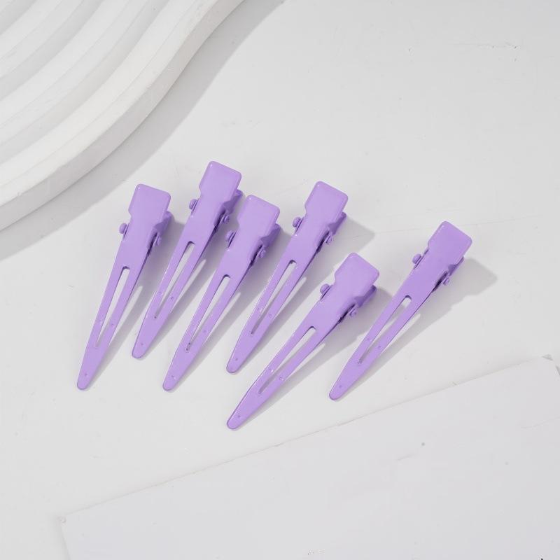 10Pcs Macaron Duckbill Hair Clips Nonslip Alligator Hair Clips Barber Salon Styling Dying Hair Accessories