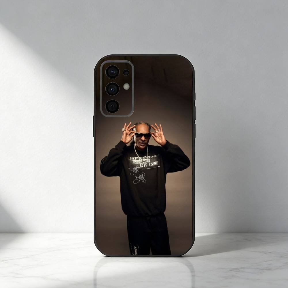 

S-Snoop D-Dogg Phone Case For Samsung S25,S24,S21,S22,S23,S30,Ultra,S20,Plus,Fe,Note,5G Black Cover Samsung S21 s305G