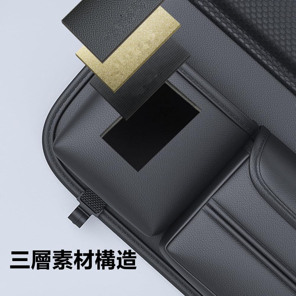 TATACLEA Úložný priestor do auta Úložný priestor na zadnú stranu sedadla Závesný úložný priestor na zadné sedadlo Multifunkčný úložný priestor Malý jedálenský stolík Úložný priestor Veľký Ľahký Auto Krátky Čierny