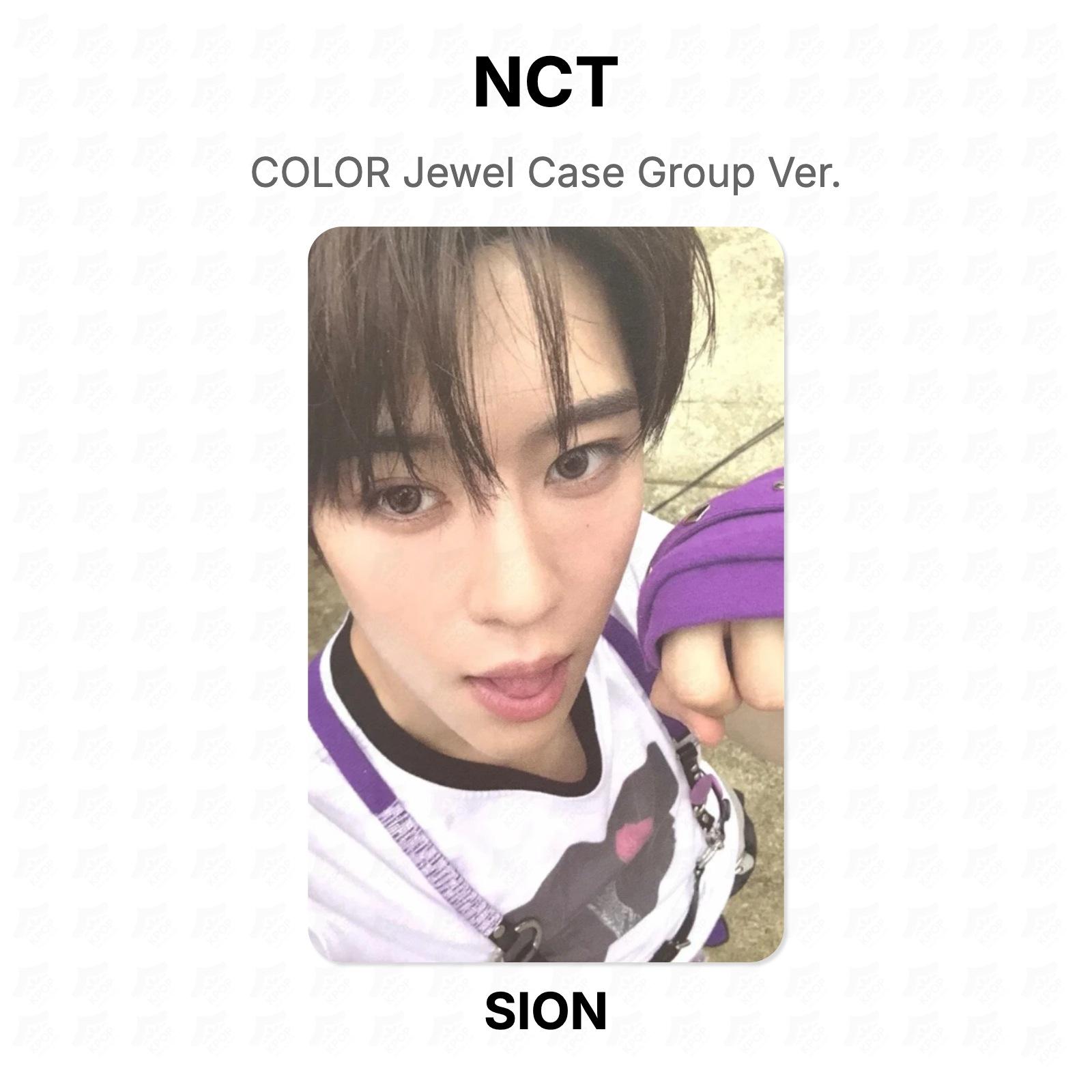 NCT COLOR Футляр для дисков Групповая версия. Официальная фотокарта SION