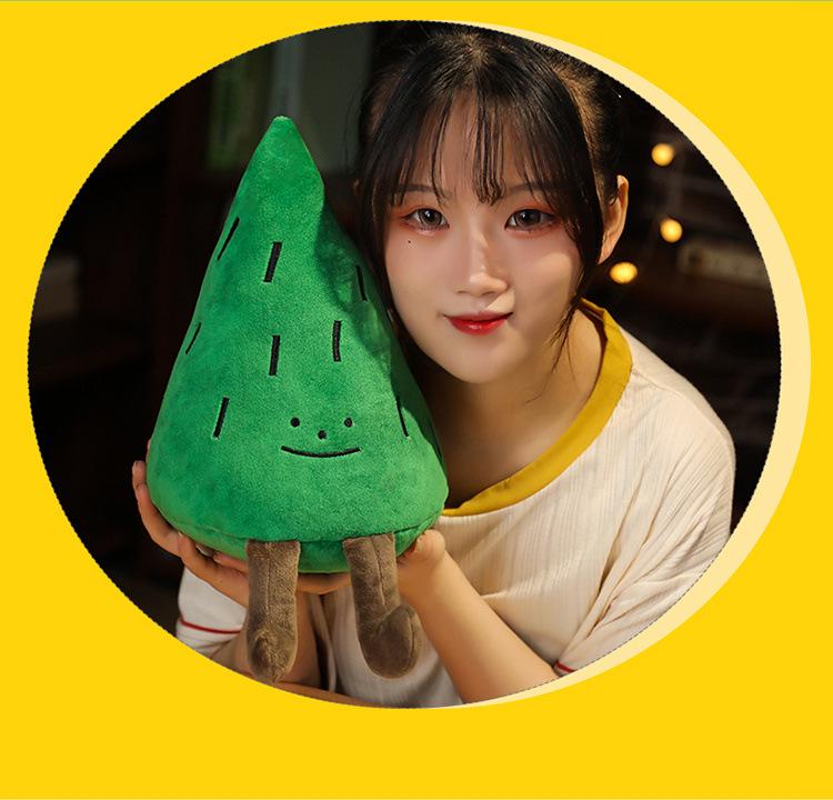 Cross-Border Cute Pine Tree Bamboo Shoot Plush Pillow Toy for Kids
