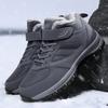 Schneestiefel Mann Frau Winter Schuhe für ältere Menschen Baumwollschuhe Walking Outdoor Damen Schuhe Mama Schuhe mit Samt Wärme Wanderschuh