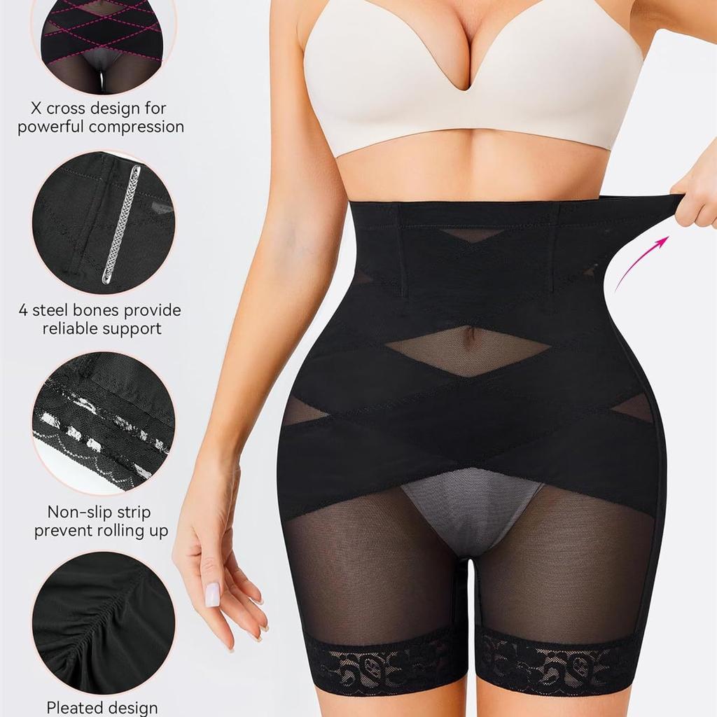 High Waist Breathable Firm Control Shaping Panties Tummy Control Butt Lifting Shape Buttocks Slimming Waist Trainer Body Shaper