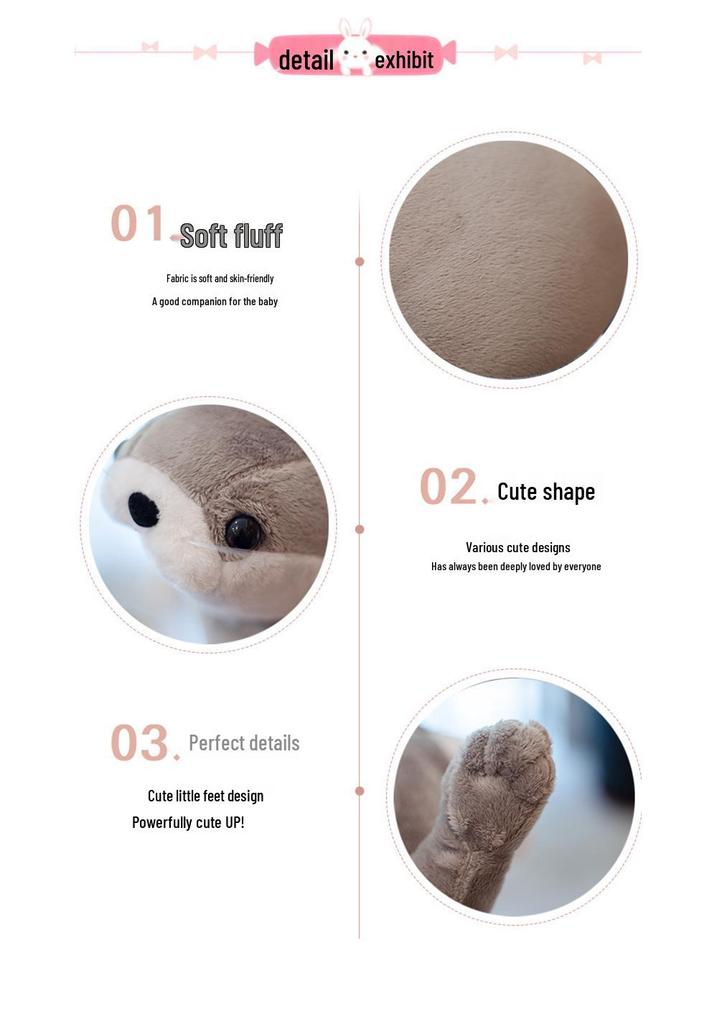 Adorable Otter Plush Doll Pillow - Perfect Animal Ornament & Children's Birthday Gift