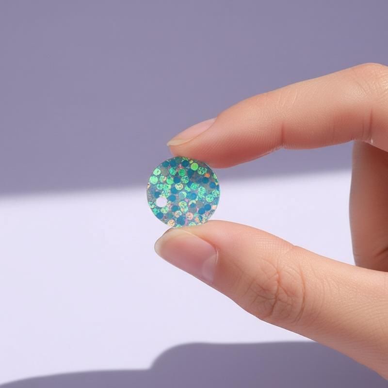 30mmTransparent Flat Round Loose Sequins Paillettes Sewing Wedding Craft Women Garments Accessories
