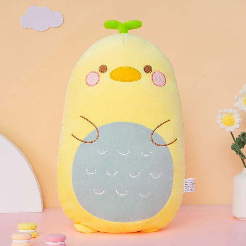 Kawaii 40cm/60cm Plush Pillow Toy Soft Stuffed Animal Chair Cushion Fat Rabbit Cat Pig Fox Duck High Quality Gift