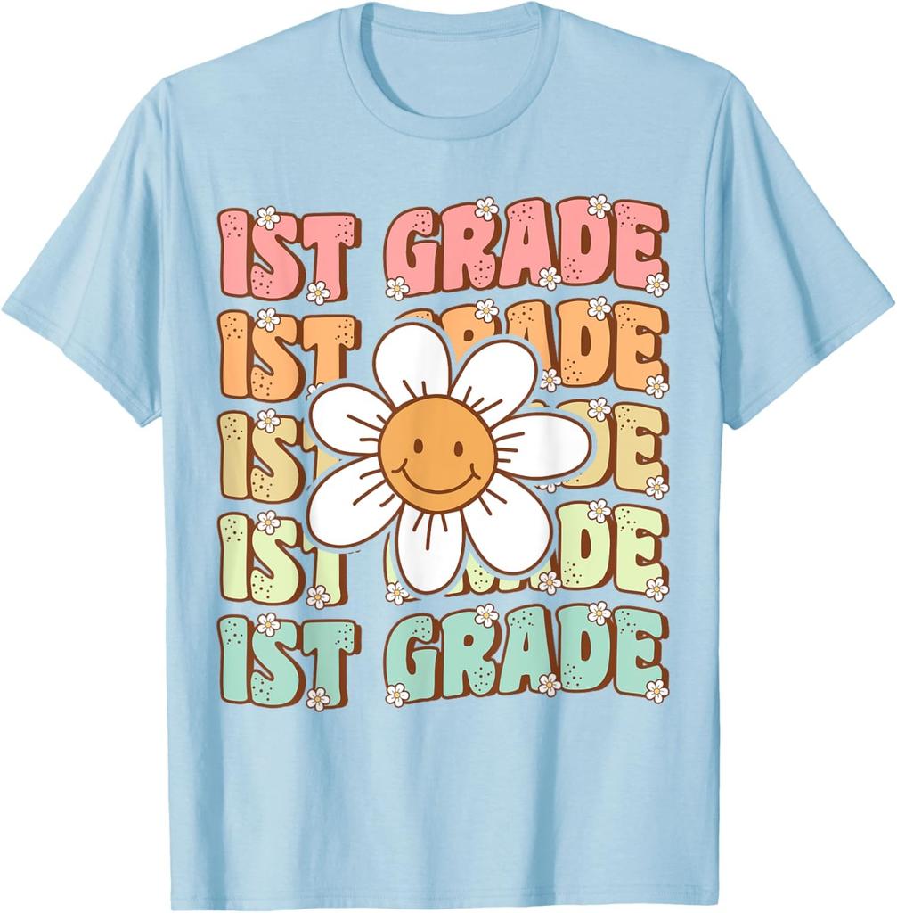 Groovy 1st Grade Back To School First Day of Class Unisex T-Shirt