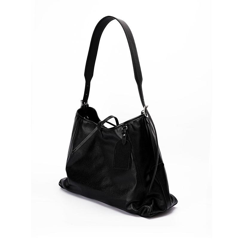 Leather underarm bag New casual large-capacity shopping underarm bag One shoulder women's bag Fashion texture Cowhide tote bag