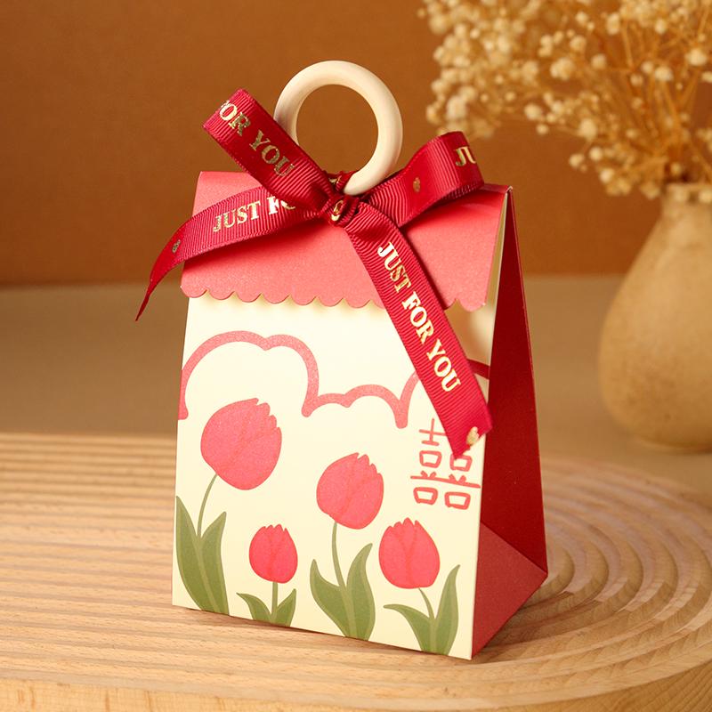 Charming Wedding Favor Candy Box - Ins Style Handbag Design