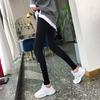 Casual Comfort Spring and Autumn Tight Running Sweatpants Female Printing Letters Bottoming Pants Elastic Large Size Yoga Pants Slim Pencil Pants