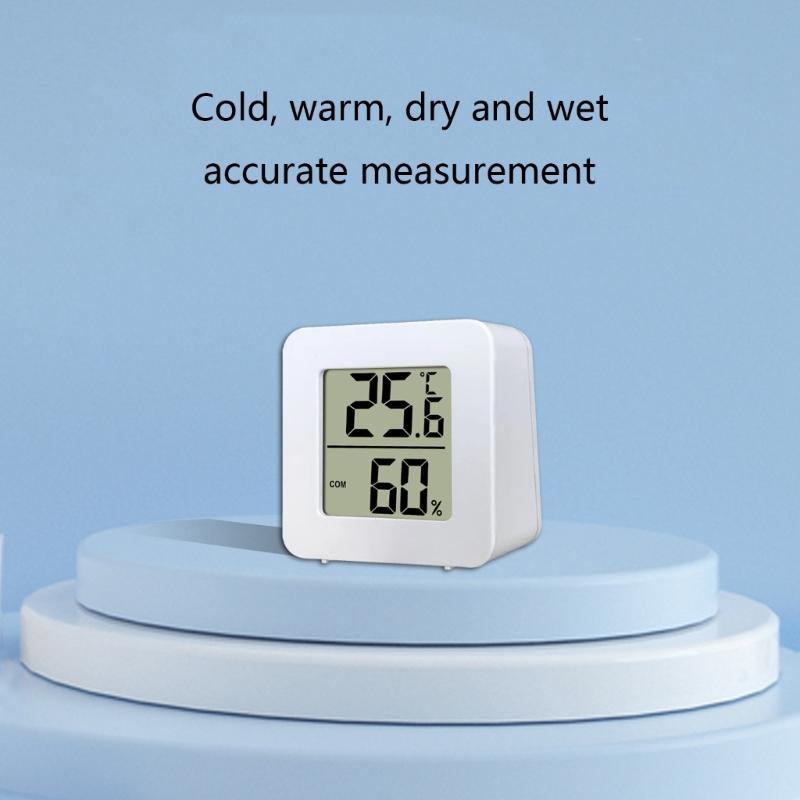 Temp Hygrometer Gauge Sensor Humidity Meter Indoor Thermometer Weather-Station