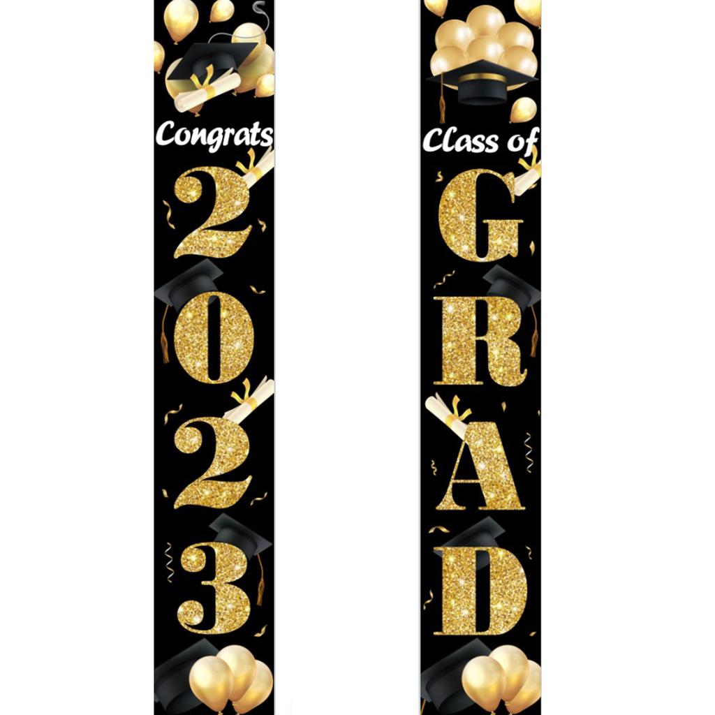 Grad Congrats Graduation Gateway Graduation Party Courtyard Arrangement Door Curtain Poster Customization