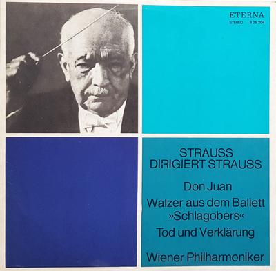 LP Record RICHARD STRAUSS, WIENER PHILHARMONI - Strauss Conducts Strauss (Don Juan  826204 ETERNA 1972 Germany Classical Used