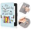 Handheld Protective Case for Kindle Paperwhite 3/2 – Slim Painted Shell with Hand Holder