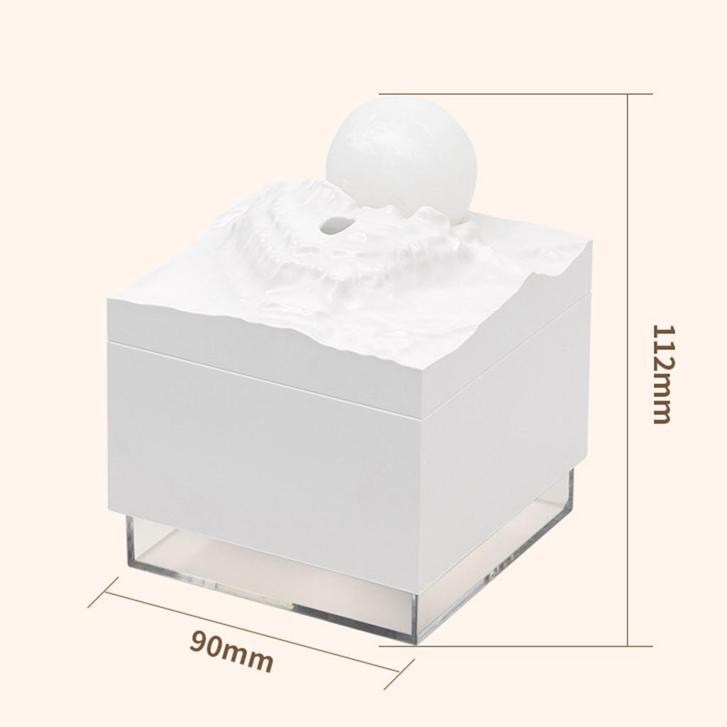 Desktop Humidifier with Colorful Atmosphere Lamp Ultra-quiet Mist Spray and High Fog Output for Home Bedroom