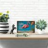 Metal Wall Art Vintage Flamingo Poster Pre Drilled Iron Sign 12x8 Inch for Bar