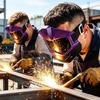 Ventilated Welding Face Shield Detachable Structure Welding Helmet Automotive Construction