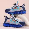 Summer Boys Sports Shoes Kids Sneakers Boys Breathable Mesh Trendy Shoes With Rotating Button Ideal For Active Children