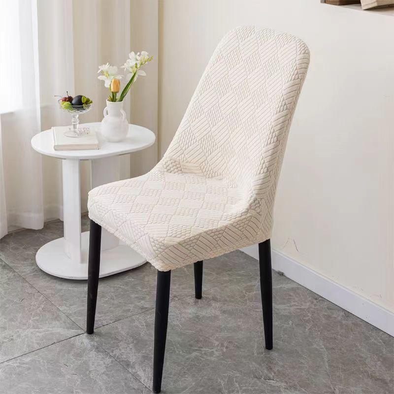 Husă Scaun Curbată Elastică Universală Spătar Integrat Husă Protectoare Universală Scaun de Dining Husă de Uz Casnic pentru Scaun
