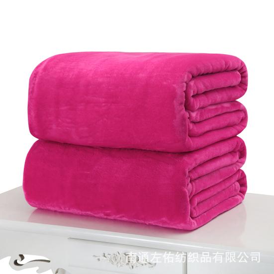 Ultra Soft Warm Double Faced Travel Flannel Blanket Rug Bed Sofa Couch Pad Home