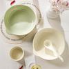 Stone Pattern Ceramic Fish Serving Bowl