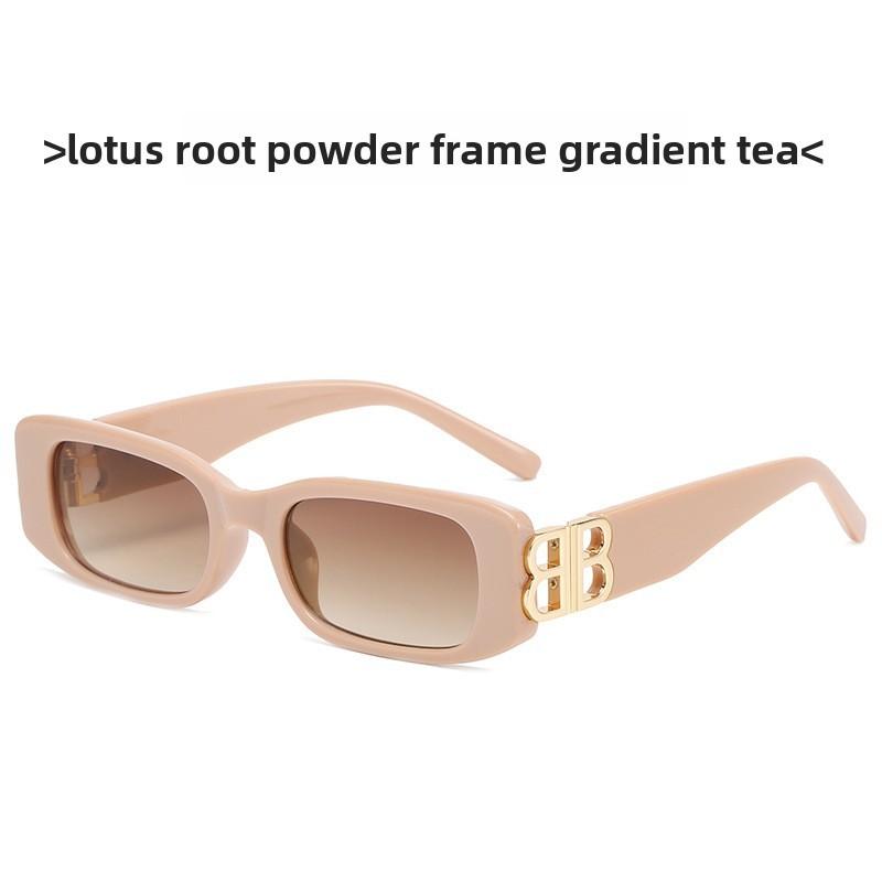 Lunettes de soleil carrées rétro pour femmes avec protection UV400 pour sorties mode et fêtes