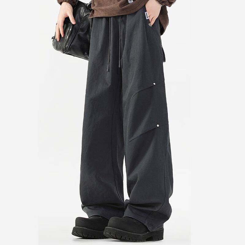 Fingercroxxit Men's Loose Fit Cargo Pants