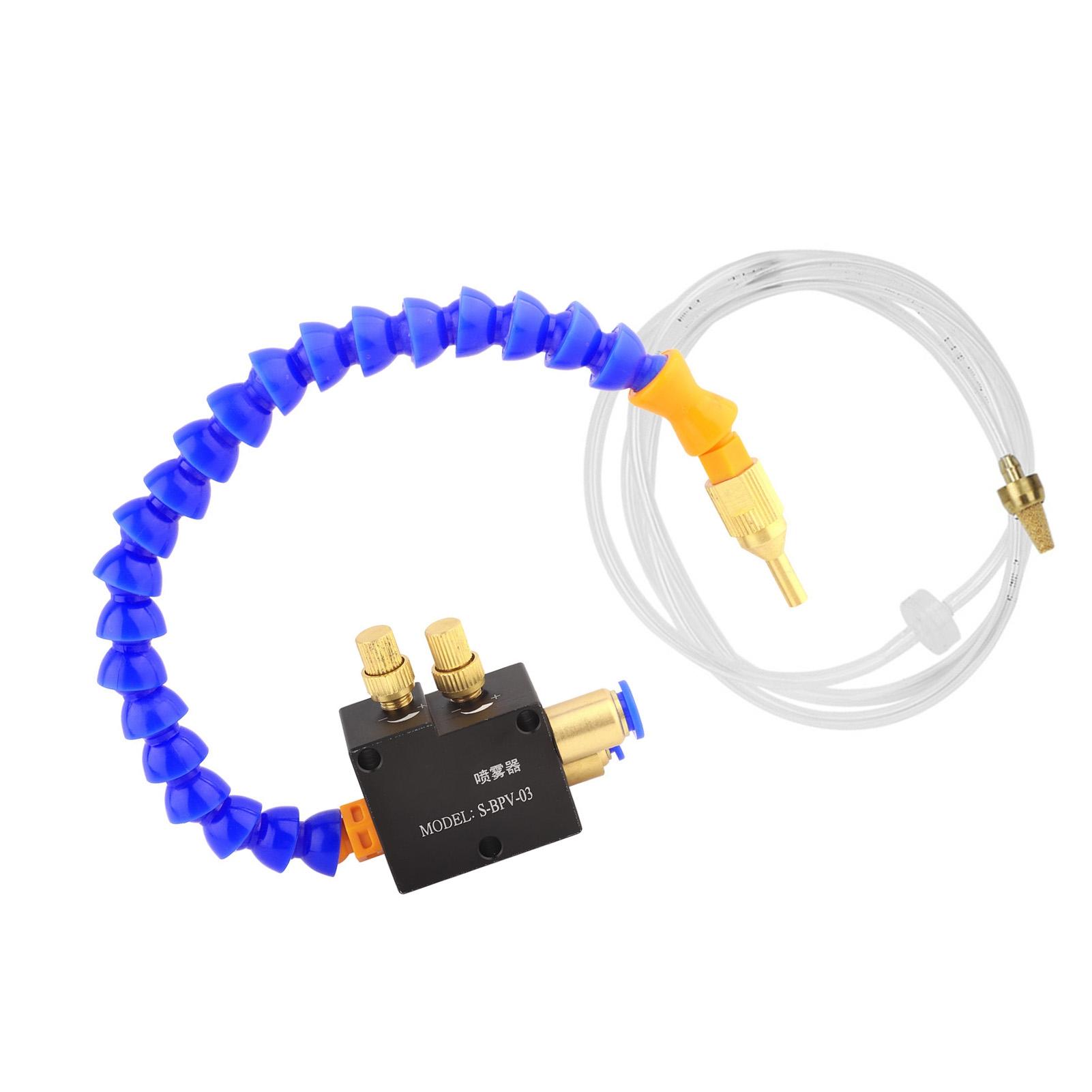 

Coolant Lubricant Sprayer Spray System for CNC Lathe Milling Machine Kit Drill Engraving Tool