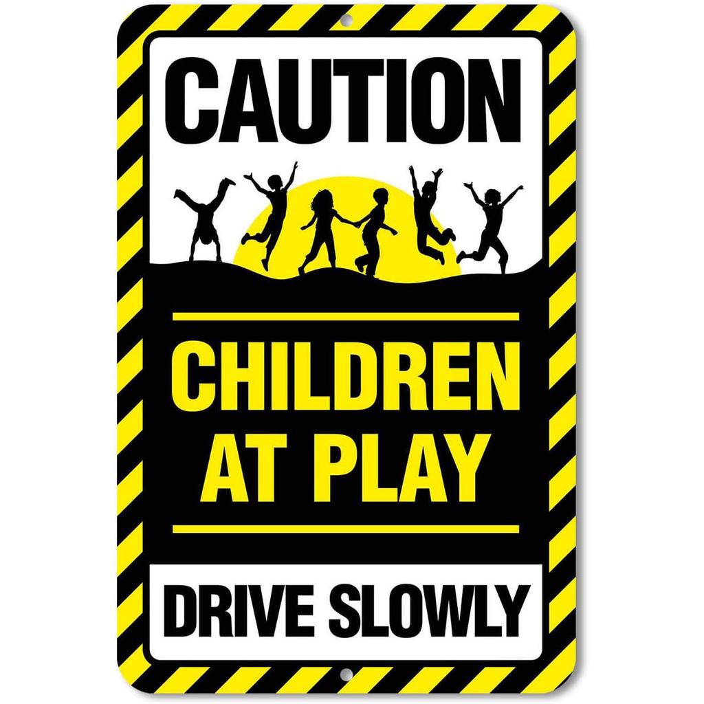 Caution Metal Tin Signs Warning Wall Decoration Plaque Vintage Art Poster Iron Painting for Man Cave Home Cafe Garden Club Bar