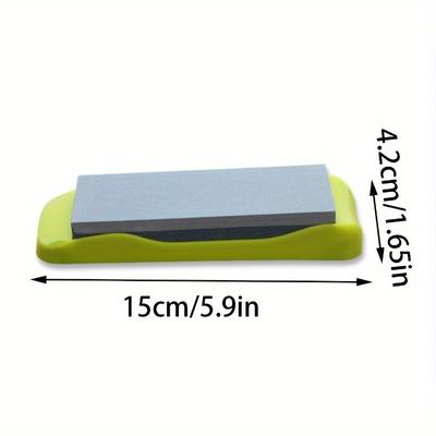 Advanced Double-sided Diamond Sharpening Stone - High Hardness, Non Slip Base, Safe and Easy Sharpening